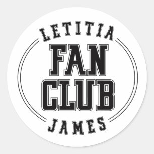Letitia James Fan Club Runder Aufkleber