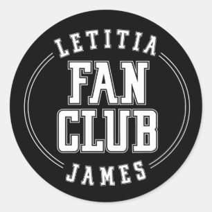 Letitia James Fan Club Runder Aufkleber