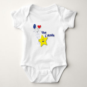 l'étoile acadienne baby strampler