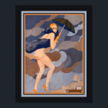 "L'Etourdie" Art Deco 1927 Poster<br><div class="desc">1927 Art Deco Print von Fabius Lorenzi mit dem Titel "L'Etourdie.</div>