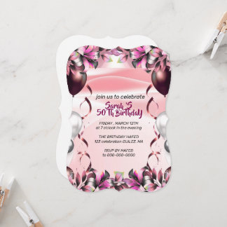 Let's Celebrate Invitation Template, Editable Surp Einladung