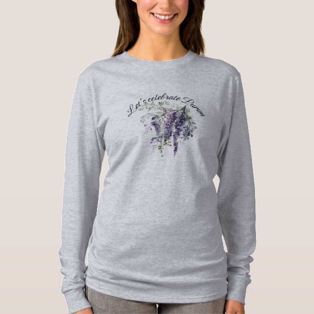 "Let's celebrate Purim'" T-Shirt (Vorderseite)