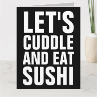 LE'TS CUDDLE & EAST SUSHI GROSSE GEBURTSTAGSKARTEN