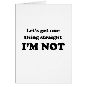 Lets erhalten eine Sache gerade