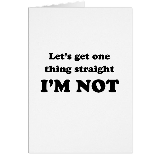 Lets erhalten eine Sache gerade (Vorne)