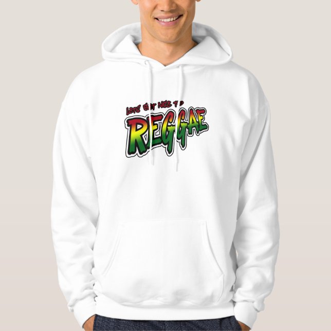 Lets erhalten zur REGGAE Tollpatsch Dubstep Hoodie (Vorderseite)
