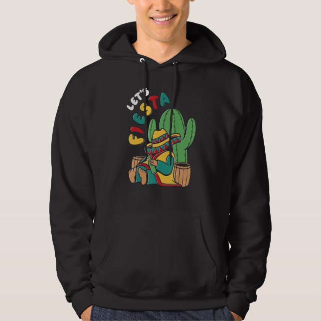 Let's Fiesta Cinco de Mayo Mexican Fiesta Cinco de Hoodie (Vorderseite)