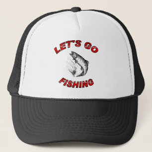 Lets gehen zu fischen truckerkappe