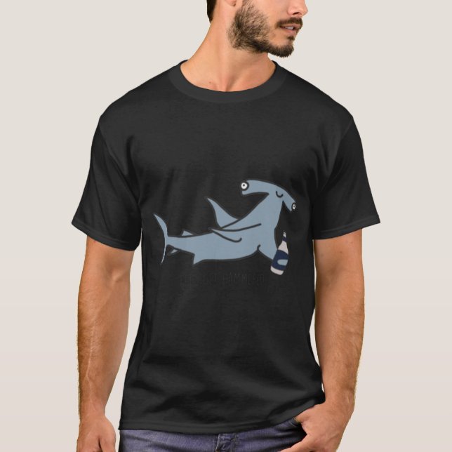 lets get hammered hammerhead  family T-Shirt (Vorderseite)