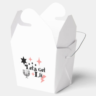 Let's Get Lit gift box Hanukkah gift box Geschenkschachtel