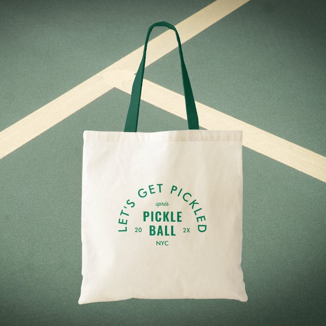 Let's Get Pickled Après Pickle Ball Green Handle Tragetasche (Von Creator hochgeladen)