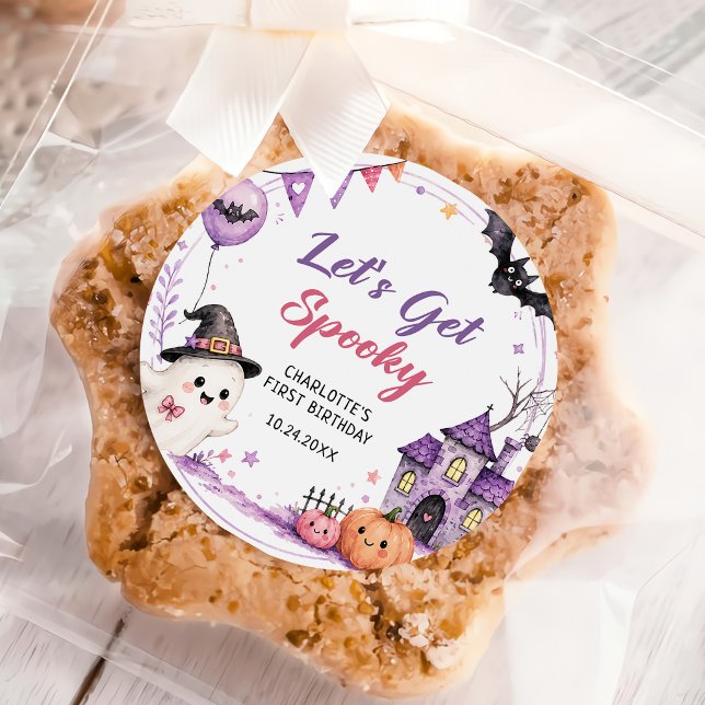 Let's Get Spooky Halloween Birthday Sticker (Von Creator hochgeladen)