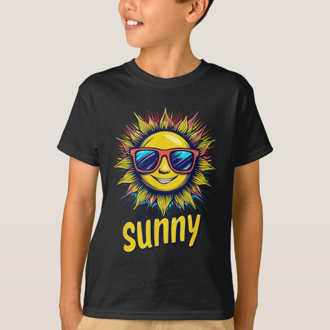 Let's Get Sunny Motivation For Bright Days  T-Shirt (Vorderseite)