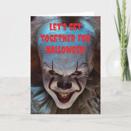 Let's get together for Halloween. Karte