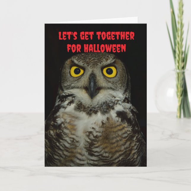 Let's get together for Halloween. Karte (Vorderseite)