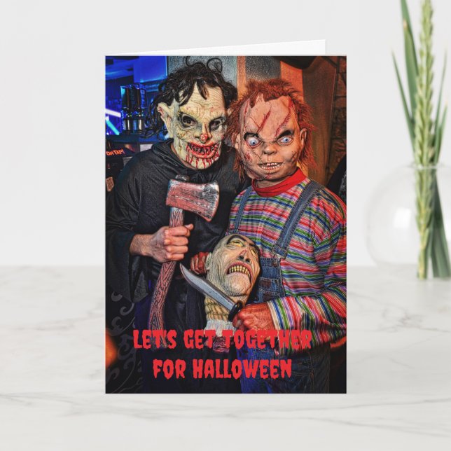 Let's get together for Halloween. Karte (Vorderseite)