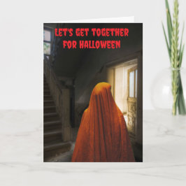 Let's get together for Halloween. Karte