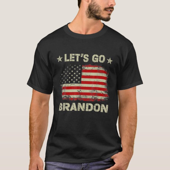 Let's Go Brandon Apparel Meme Co T-Shirt (Vorderseite)