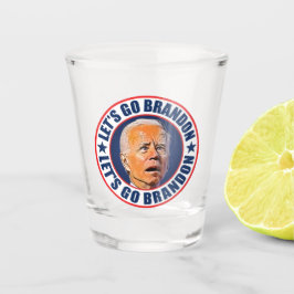 Let's Go Brandon fjb anti joe Biden trump 2024 Schnapsglas