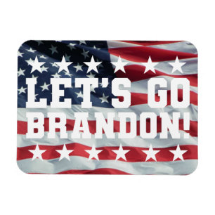 LET'S GO BRANDON! [Font 6] Flexible Photo Magnet
