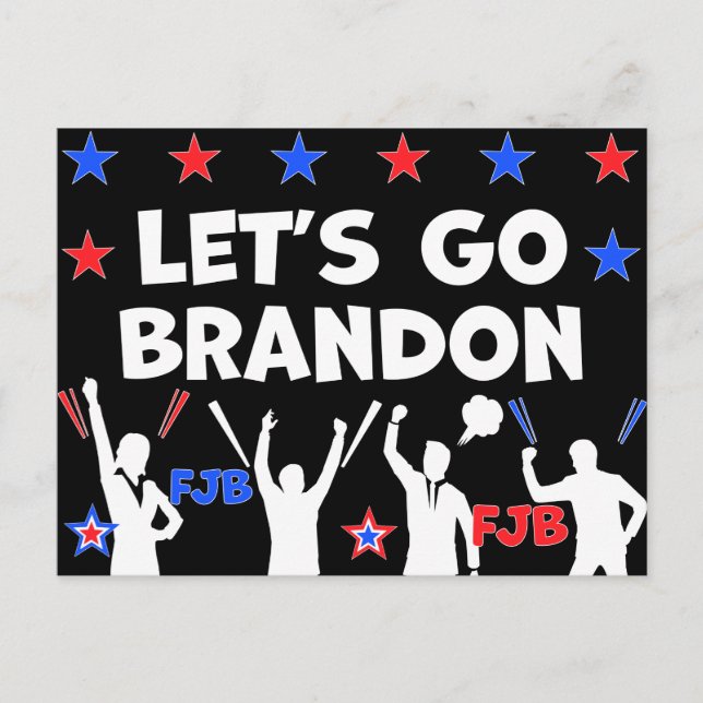 LET'S GO BRANDON POSTKARTE (Vorderseite)