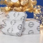 Let's Go Brandon Stamped Seal Design Marble Gray  Geschenkpapier<br><div class="desc">Let's Go Brandon with a stamped seal style design on a marble gray and white background. Great for any time of the year, whether it's a birthday, Christmas, Father's Day or just because. Trump supporters, or just anti Joe Biden folks will love this paper around their gift. It's sure to...</div>