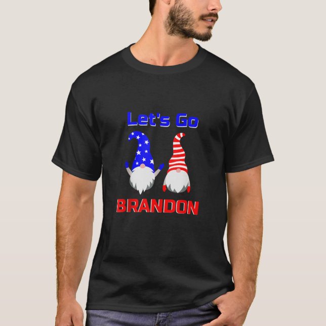 Lets Go Brandon Tees Funny Christmas Gnome Let s G (Vorderseite)