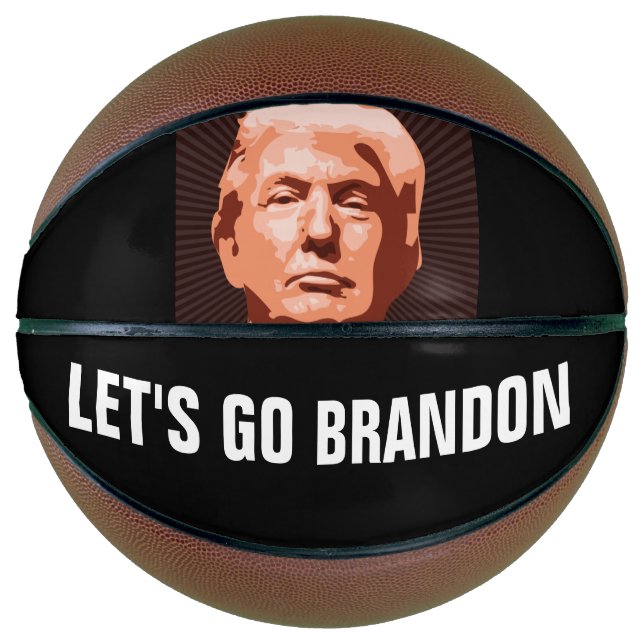 LET'S GO BRANDON TRUMP BASKETBALL (Vorderseite)