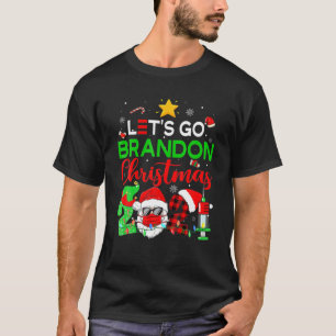 Let's Go Brandon Weihnachten 2021 Fun Anti Biden X T-Shirt