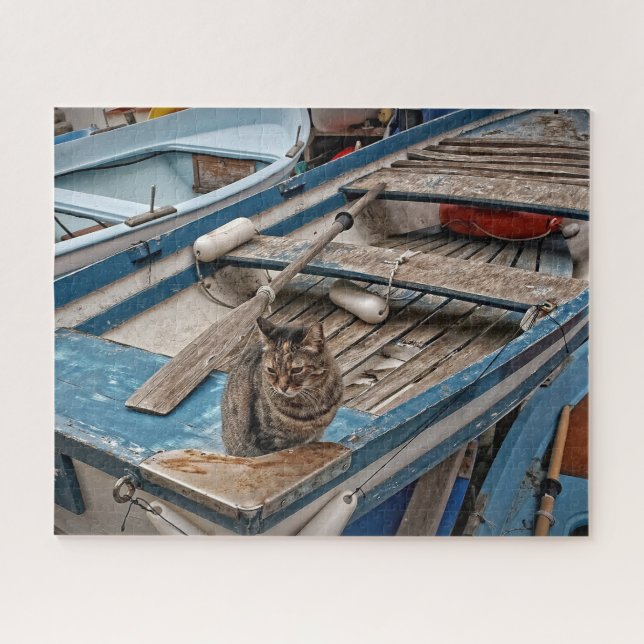 Let's Go Fishing - Cat Puzzle - 16x20 - 520 Stk. (Horizontal)