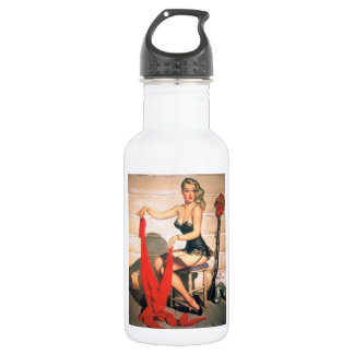 Let's Go Hunting - Vintage Kunst des Buttons Trinkflasche