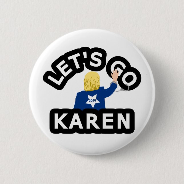LET'S GO KAREN BUTTON (Vorderseite)
