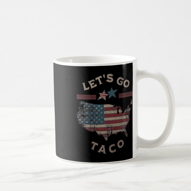 Let's Go Taco Funny Parody  Kaffeetasse (Rechts)