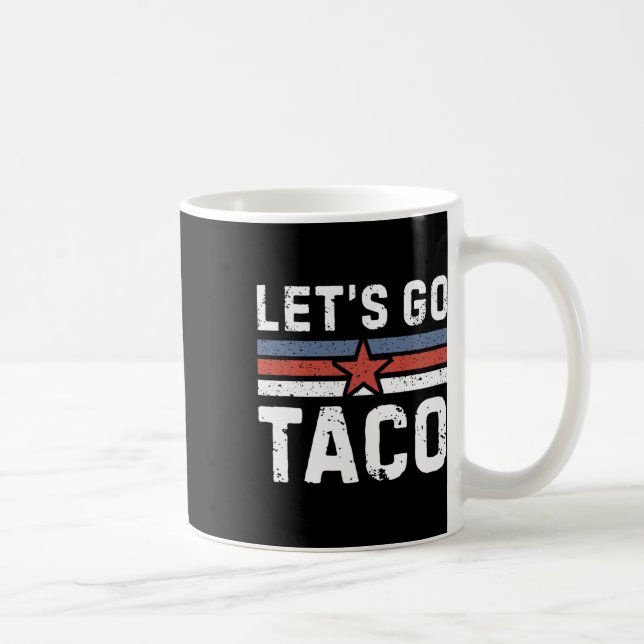 Let's Go Taco - Vintage 2  Kaffeetasse (Rechts)