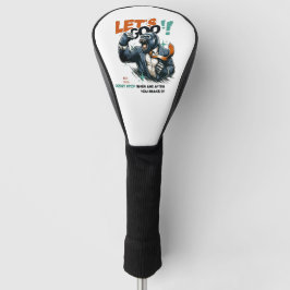 LET'S GOO LESSONS LEARN GOLF HEAD COVER  HEADCOVER
