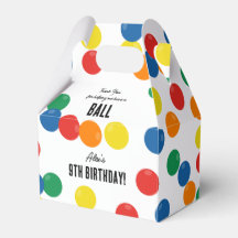 Let's Have a Ball Colorful Ball Birthday Party