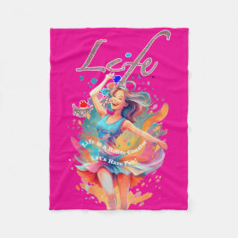 Let's Have Fun,Life a Roller Coaster Fleecedecke