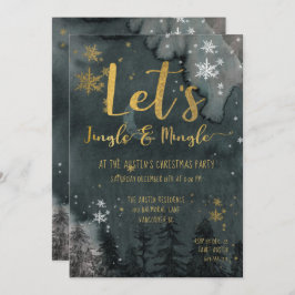 Let's Jingle & Mingle Holiday Party Einladung