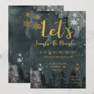 Let's Jingle & Mingle Holiday Party Einladung