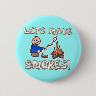 Lets machen S'mores! Button