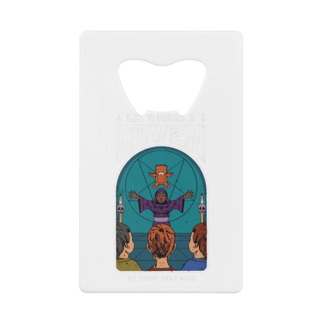 Let's make a coven my first cult book geldbeutel flaschenöffner (Vorderseite)