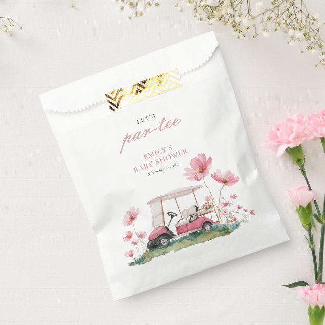 Let's Par-tee Golf Baby Shower Geschenktütchen (Versiegelt)