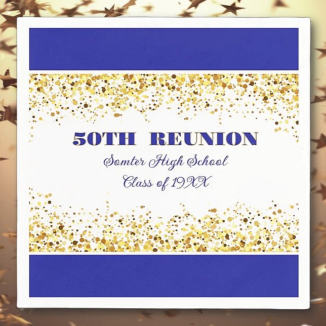 Let's Party! 50th Class Reunion custom  Serviette (Von Creator hochgeladen)