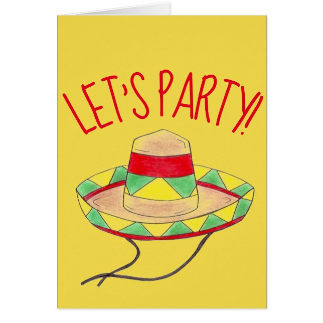 Let's Party Cinco de Mayo Mexican Fiesta Sombrero (Vorne)