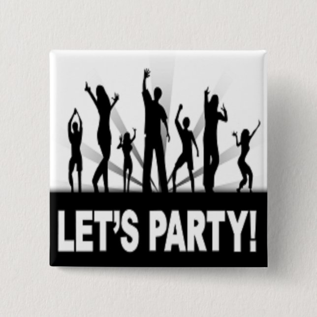 "LET'S PARTY"-TANKER BUTTON (Vorderseite)