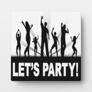 "LET'S PARTY"-TANKER FOTOPLATTE