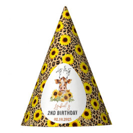 Let's Party Till the Cows Come Home 2nd Birthday Partyhütchen