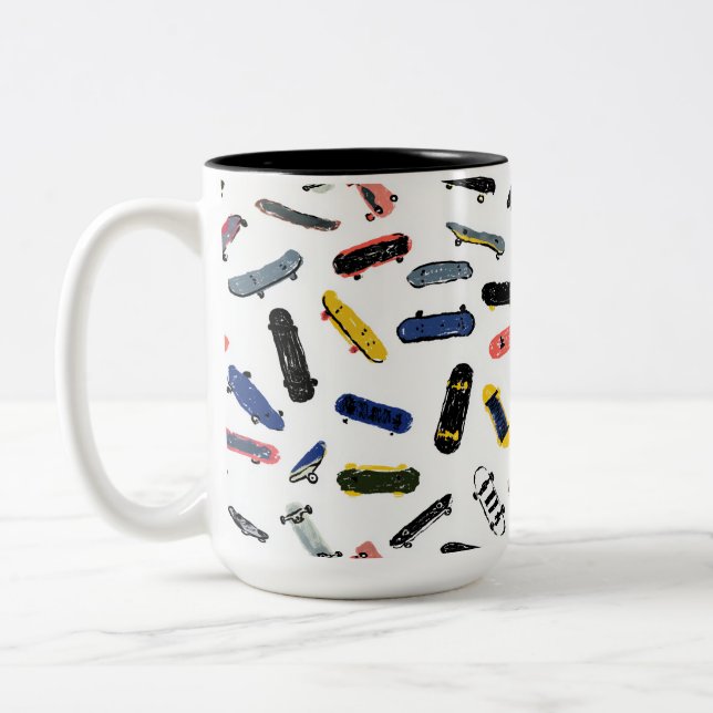 Let's rip it! zweifarbige tasse (Links)