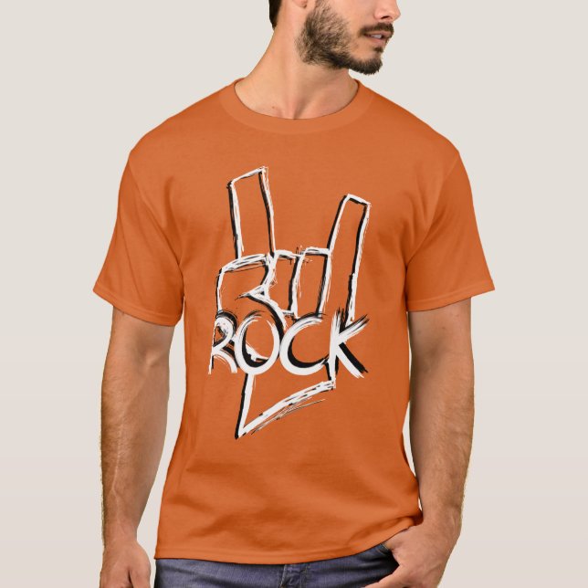 Lets rock Rock music T-Shirt (Vorderseite)