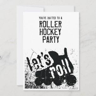 Let's Roll (Roller Hockey) Einladung
